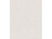 Šedo-béžová geometrická vliesová tapeta na zeď, ZEN303, Zen, Zoom by Masureel