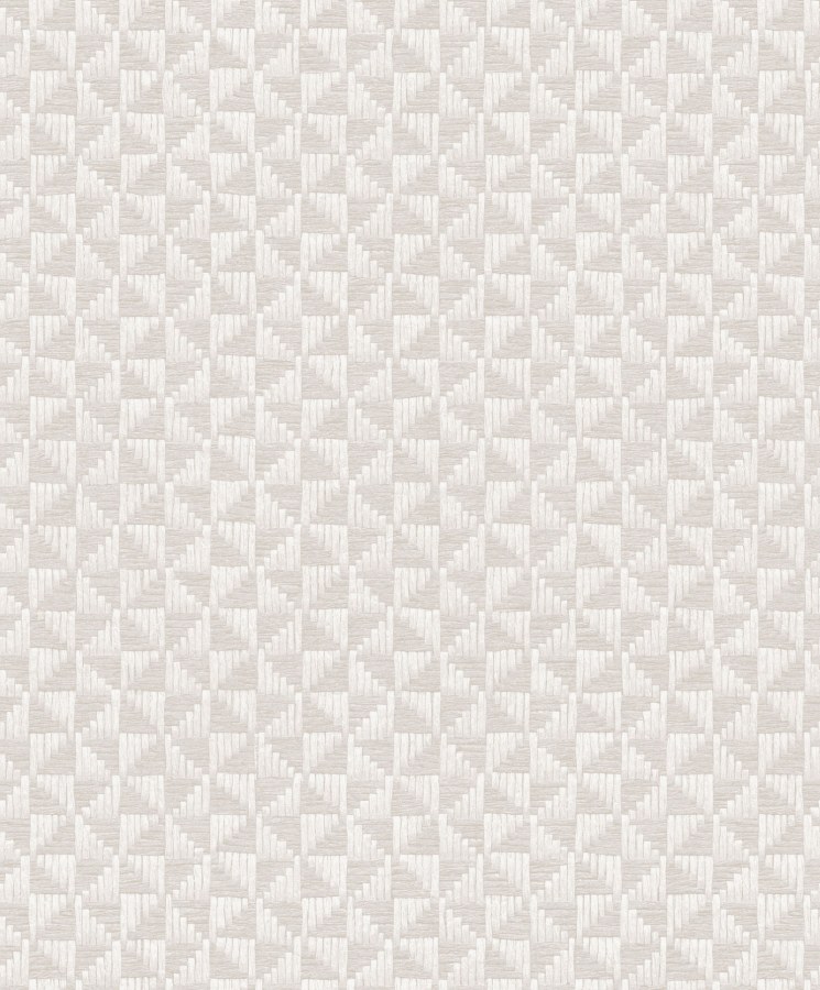 Šedo-béžová geometrická vliesová tapeta na zeď, ZEN303, Zen, Zoom by Masureel - Vliesové tapety