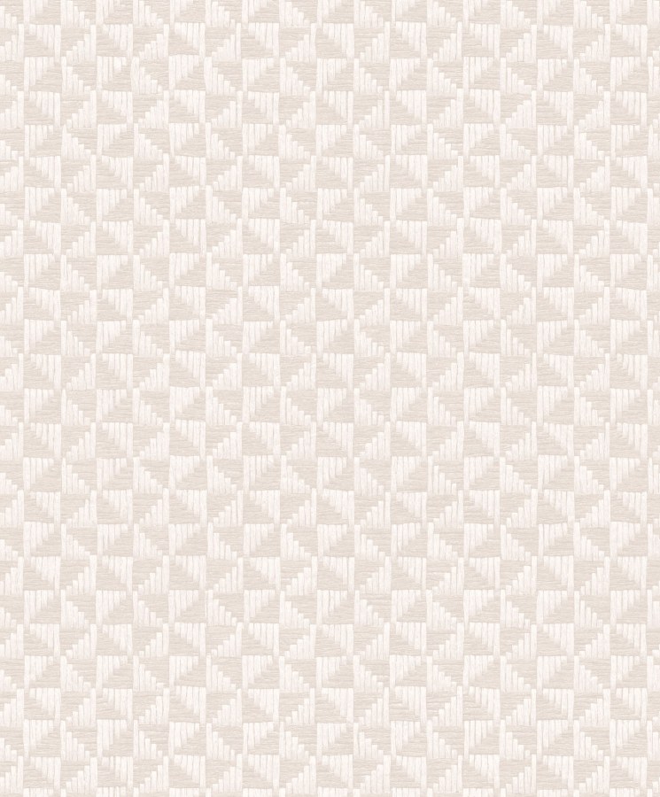 Béžová geometrická vliesová tapeta na zeď, ZEN301, Zen, Zoom by Masureel