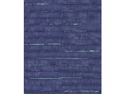 Modrá vliesová tapeta na zeď, pruhy, SPI505, Spirit of Nature, Khroma by Masureel Tapety Yara - Khroma by Masureel