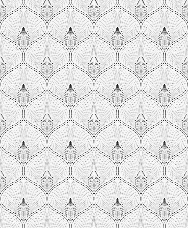 Černobílá vliesová tapeta na zeď, OTH207, Othello, Zoom by Masureel - Vliesové tapety