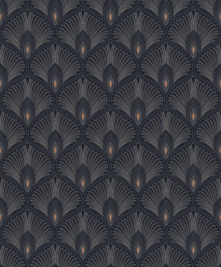 Modrá zámecká vliesová tapeta na zeď, OTH206, Othello, Zoom by Masureel Modrá zámecká vliesová tapeta na zeď, OTH206, Othello, Zoom by Masureel