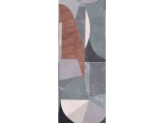 Grafická vliesová obrazová tapeta na zeď, šedo-hnědá, DGROC1031-260, Rock, Masureel