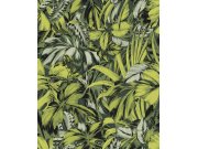 Zelená vliesová tapeta s listy, ZEN102, Zen, Zoom by Masureel Tapety Yara - Zoom by Masureel