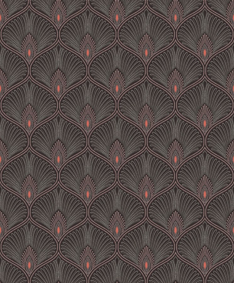 Černo-růžová vliesová tapeta na zeď, OTH204, Othello, Zoom by Masureel - Vliesové tapety