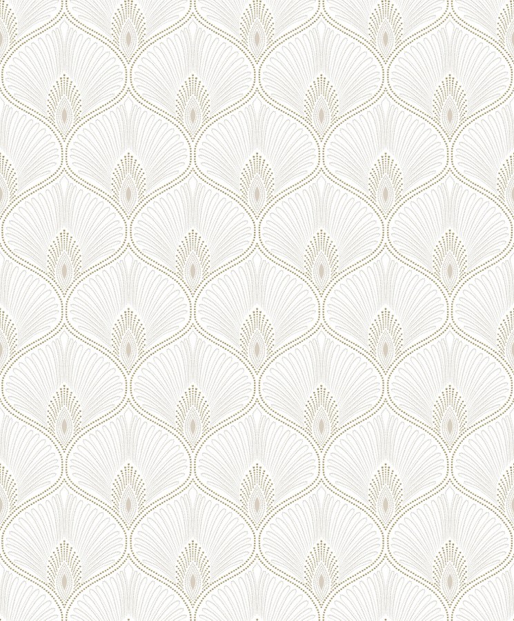 Krémová zámecká vliesová tapeta na zeď, OTH201, Othello, Zoom by Masureel - Vliesové tapety