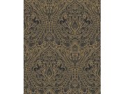 Černo-bronzová zámecká vliesová tapeta na zeď, OTH102, Othello, Zoom by Masureel