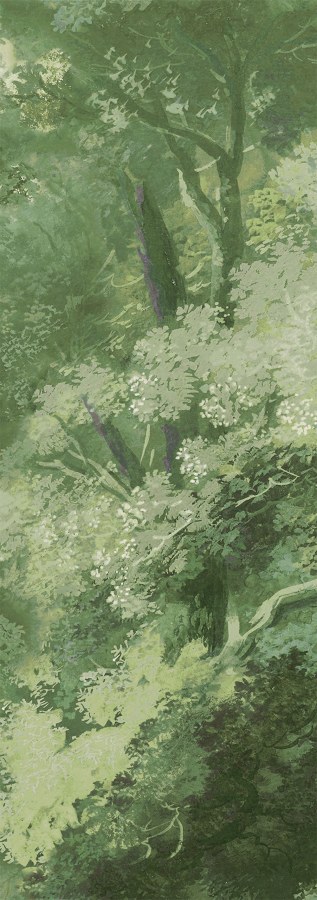 Vliesová fototapeta na zeď, les, stromy, DG4WOO1023-260, Wall Designs IV, Khroma by Masureel - Vliesové tapety