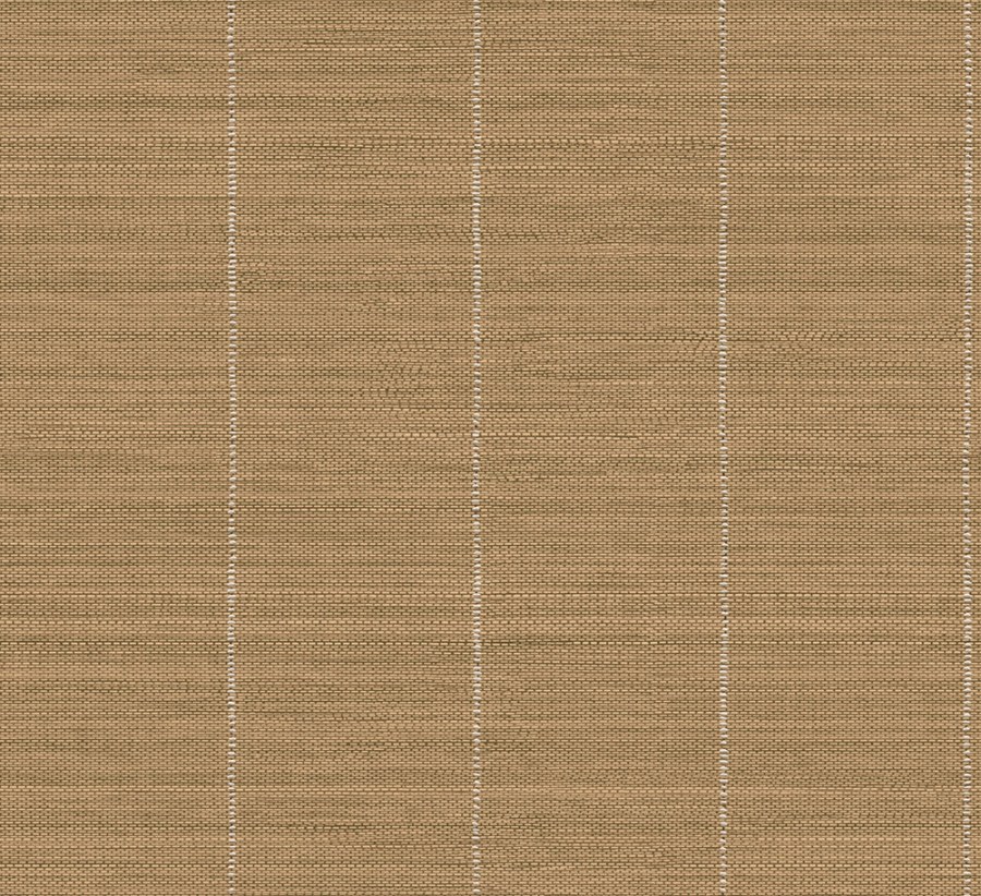 Vliesová tapeta na zeď, hnědá, imitace látky, pruhy, JOY204, Joy, Masureel