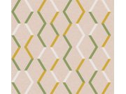 Geometrická vliesová tapeta na zeď, béžová, JOY002, Joy, Masureel Tapety Yara - Masureel