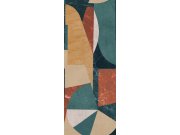 Grafická vliesová obrazová tapeta na zeď, zeleno-hnědá, DGROC1021-300, Rock, Masureel