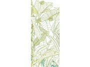 Zelená vliesová fototapeta na zeď, Listy, DG3GRA1013, Wall Designs III, Khroma by Masureel