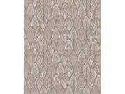 Šedo-béžová vliesová tapeta s listy, SUM404, Summer, Khroma by Masureel