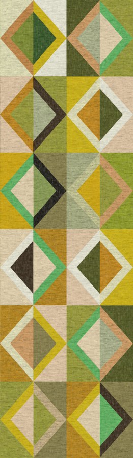 Geometrická vliesová obrazová tapeta na zeď, zelená, DGJOY4022-300, Joy, Masureel - Vliesové tapety