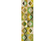 Geometrická vliesová obrazová tapeta na zeď, zelená, DGJOY4021-300, Joy, Masureel