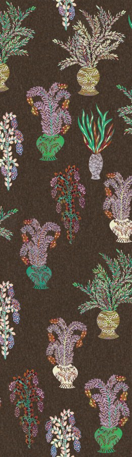 Vliesová obrazová tapeta na zeď, hnědá, květiny, DGJOY1031-260, Joy, Masureel - Vliesové tapety