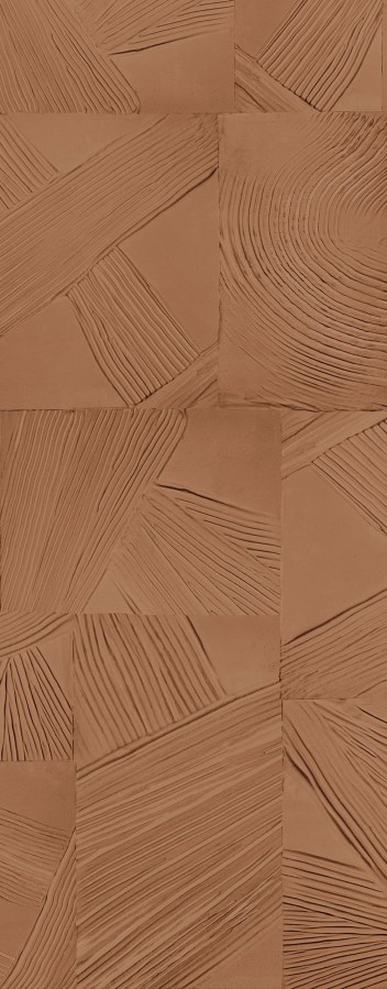 Geometrická vliesová obrazová tapeta na zeď, hnědá, DGROC3023-300, Rock, Masureel - Vliesové tapety