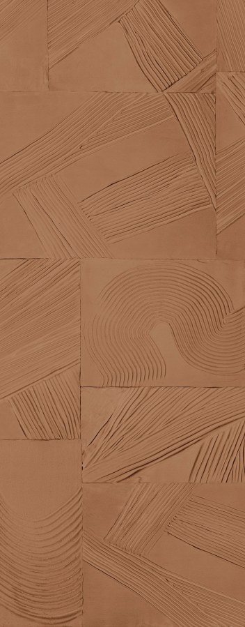 Geometrická vliesová obrazová tapeta na zeď, hnědá, DGROC3022-300, Rock, Masureel - Vliesové tapety