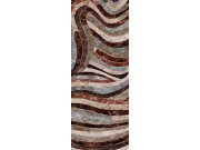 Geometrická vliesová obrazová tapeta na zeď, šedo-hnědá, DGROC2043-300, Rock, Masureel