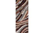 Geometrická vliesová obrazová tapeta na zeď, šedo-hnědá, DGROC2041-260, Rock, Masureel