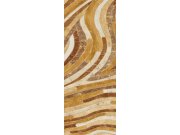 Geometrická vliesová obrazová tapeta na zeď, žluto-hnědá, DGROC2032-260, Rock, Masureel Tapety Yara - Masureel