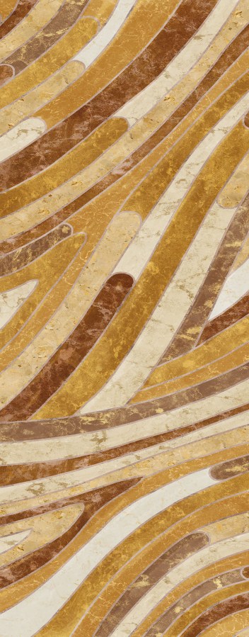 Geometrická vliesová obrazová tapeta na zeď, žluto-hnědá, DGROC2031-300, Rock, Masureel - Vliesové tapety