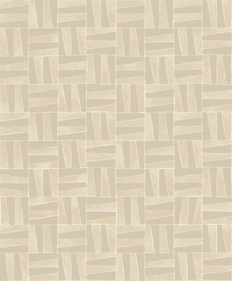 Béžová geometrická vliesová tapeta na zeď, YSA204, Mysa, Khroma by Masuree - Vliesové tapety