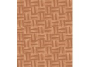 Terakotová geometrická vliesová tapeta na zeď, YSA202, Mysa, Khroma by Masuree