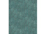 Zelená geometrická vliesová tapeta na zeď, SUM104, Summer, Khroma by Masureel Tapety Yara - Khroma by Masureel