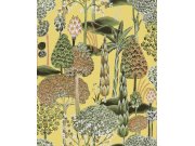 Okrová vliesová tapeta na zeď, stromy, SUM003, Summer, Khroma by Masureel