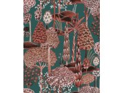 Zelená vliesová tapeta na zeď, stromy, SUM002, Summer, Khroma by Masureel