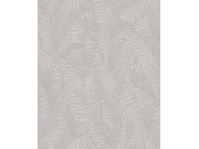 Šedo-béžová vliesová tapeta s listy, SPI103, Spirit of Nature, Khroma by Masureel