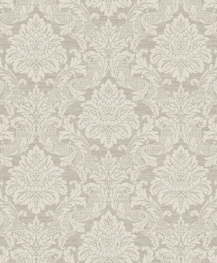 Béžová vliesová tapeta se zámeckým vzorem, OTH001, Othello, Zoom by Masureel - Vliesové tapety
