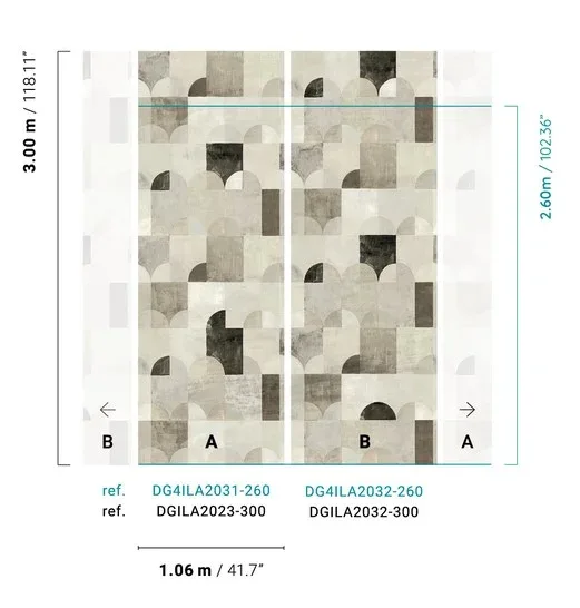 Vliesová geometrická fototapeta na zeď, DGILA2031-300, Aquila, Wall Designs IV, Khroma by Masureel Vliesová geometrická fototapeta na zeď, DGILA2031-300, Aquila, Wall Designs IV, Khroma by Masureel