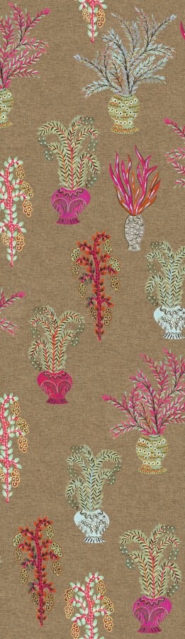 Vliesová obrazová tapeta na zeď, hnědá, květiny, DGJOY1041-300, Joy, Masureel - Vliesové tapety