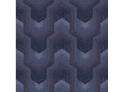 Tapety Yara Tapety dle materiálu Vliesové tapety - Fialová geometrická vliesová tapeta na zeď, TP422916, Exclusive Threads, Design ID Fialová geometrická vliesová tapeta na zeď, TP422916, Exclusive Threads, Design ID