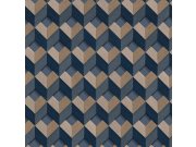 Geometrická 3D tapeta vliesová s vinylovým povrchem DE120134, Embellish, Design ID