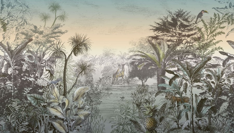 Vliesová obrazová tapeta Into the Wild Sunset 300612, 490 x 280 cm, Skin, Eijffinger - Vliesové tapety