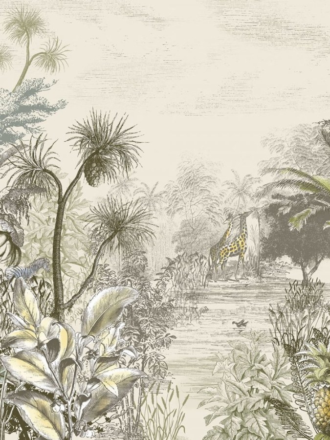 Vliesová obrazová tapeta Giraffe Natural 300620, 210 x 280 cm, Skin, Eijffinger - Vliesové tapety