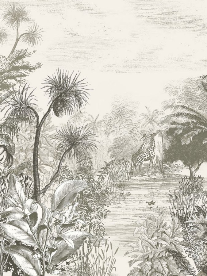 Tapety Yara - Tapety dle materiálu - Vliesové tapety - Vliesová obrazová tapeta Giraffe Grey 300621, 210 x 280 cm, Skin, Eijffinger Vliesová obrazová tapeta Giraffe Grey 300621, 210 x 280 cm, Skin, Eijffinger - Vliesové tapety