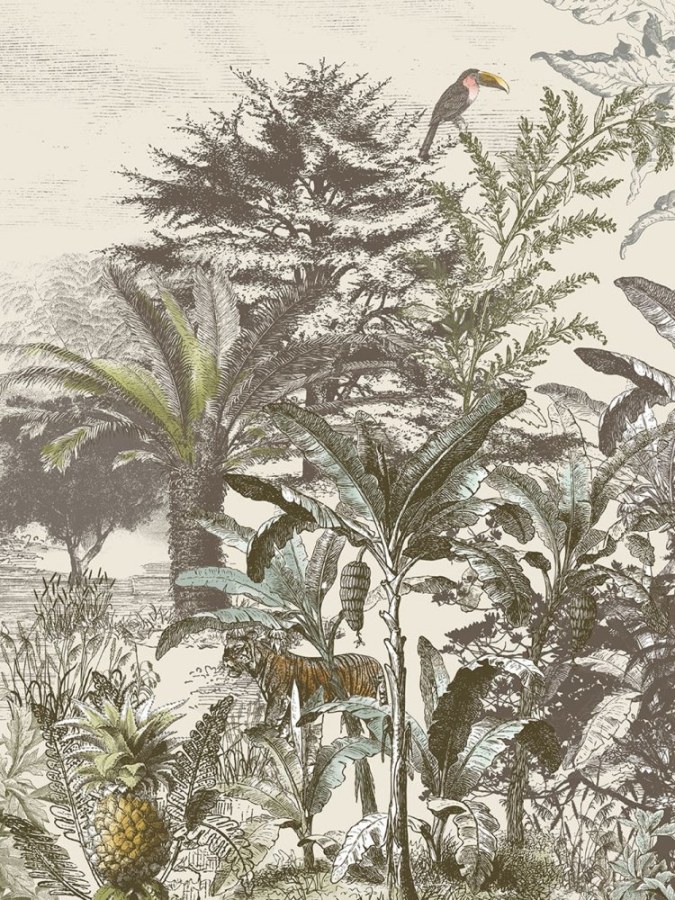 Vliesová obrazová tapeta Tiger Natural 300630, 210 x 280 cm, Skin, Eijffinger - Vliesové tapety