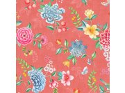 Květinová vliesová tapeta s vinylovým povrchem 300107, Pip Studio 5, Eijffinger