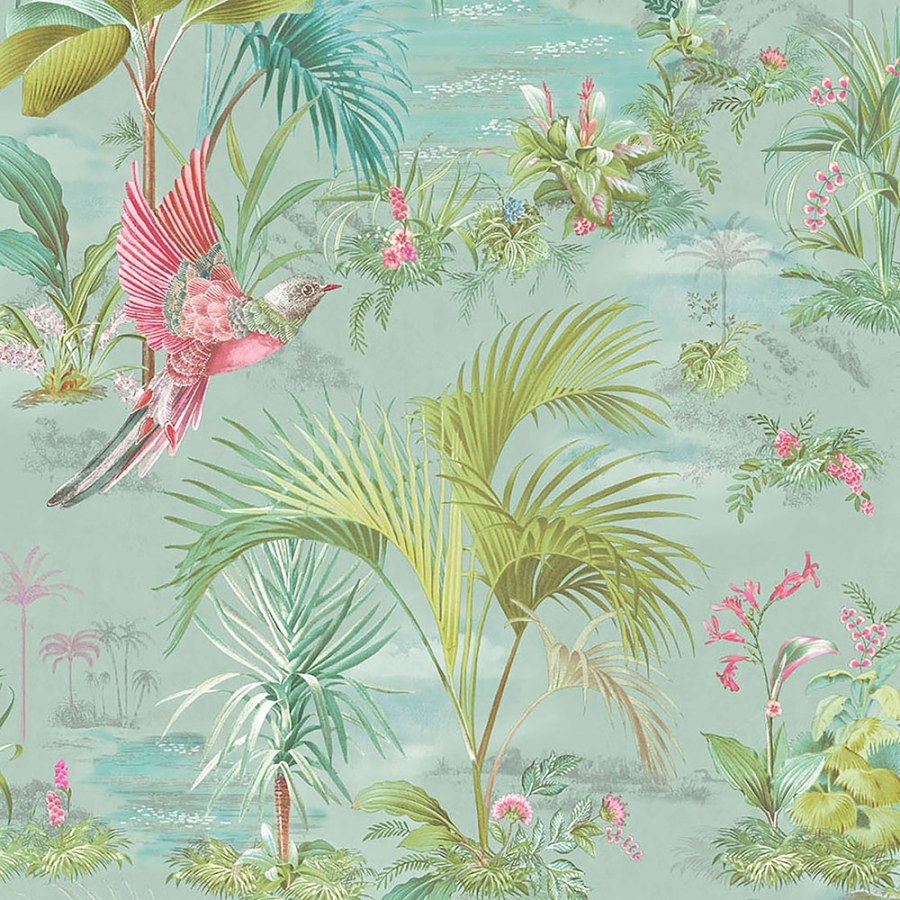 Vliesová tapeta na zeď palmové listy, ptáci 300145, Pip Studio 5, Eijffinger - Vliesové tapety