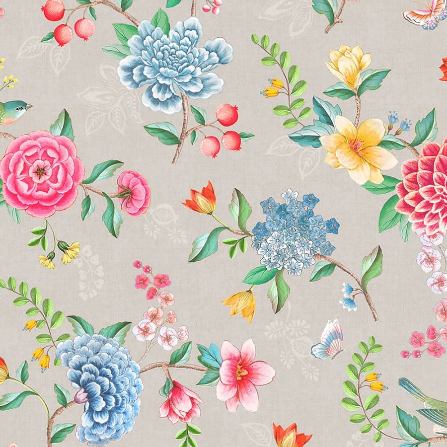 Květinová vliesová tapeta s vinylovým povrchem 300102, Pip Studio 5, Eijffinger - Vliesové tapety