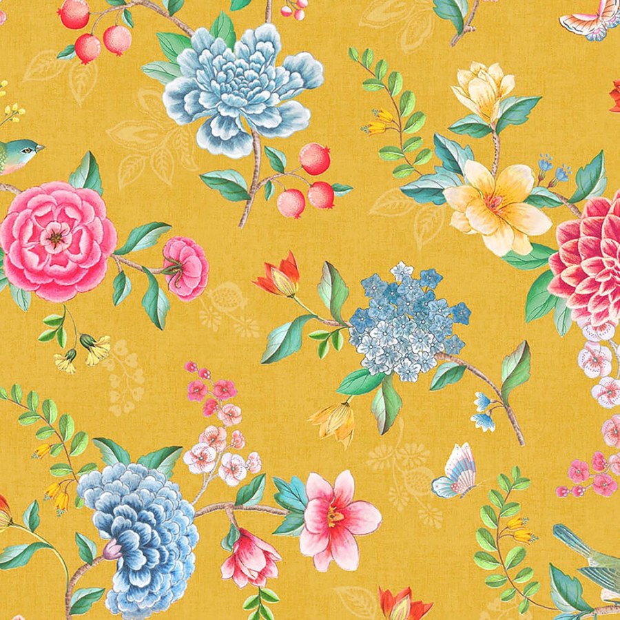 Květinová vliesová tapeta s vinylovým povrchem 300104, Pip Studio 5, Eijffinger - Vliesové tapety