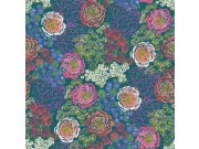 Frida Kahlo, Květiny - Vliesová obrazová tapeta 392571, Folk Fantastic, 300 x 300 cm, Carmen, Eijffinger