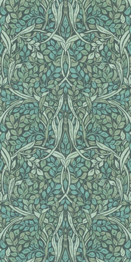 Vliesová obrazová tapeta 392572, Swirling Leaves, Spring, 150 x 300 cm, Carmen, Eijffinger - Vliesové tapety