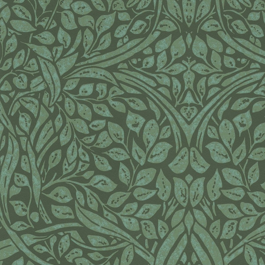Zelená vliesová tapeta s listy, 392512, Carmen, Eijffinger - Vliesové tapety