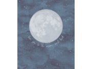 Dětská obrazová vliesová tapeta, obloha, měsíc, 399119, Over the Moon, 232,5 x 280 cm, Mini Me, Eijffinger
