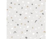 Šedá dětská vliesová tapeta na zeď 399101, Mini Me, Eijffinger